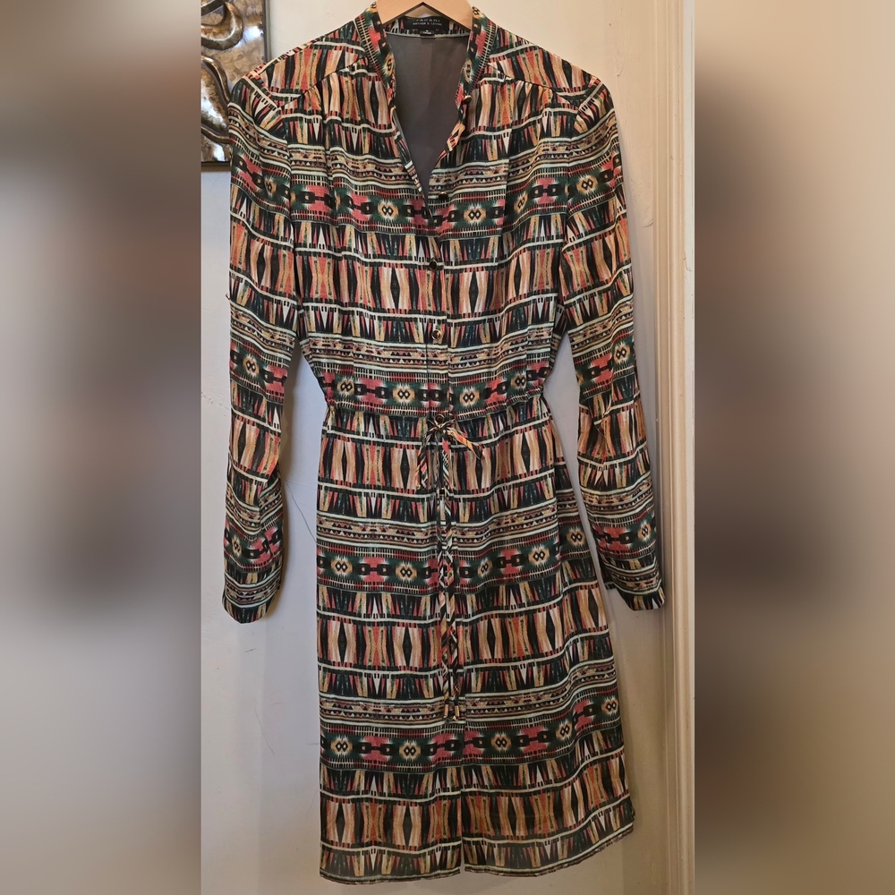NWOT Tahari - Arthur S. Levine Long Or Midi Sleeve Dress 6 - Picture 8 of 8